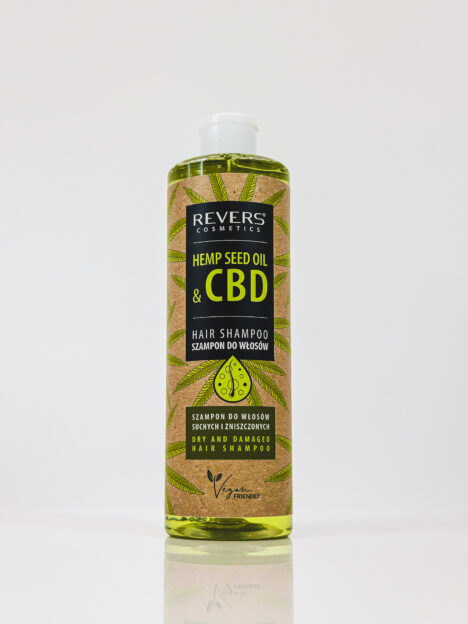 REVERS matu šampūns ar kaņepju sēklu eļļu un CBD