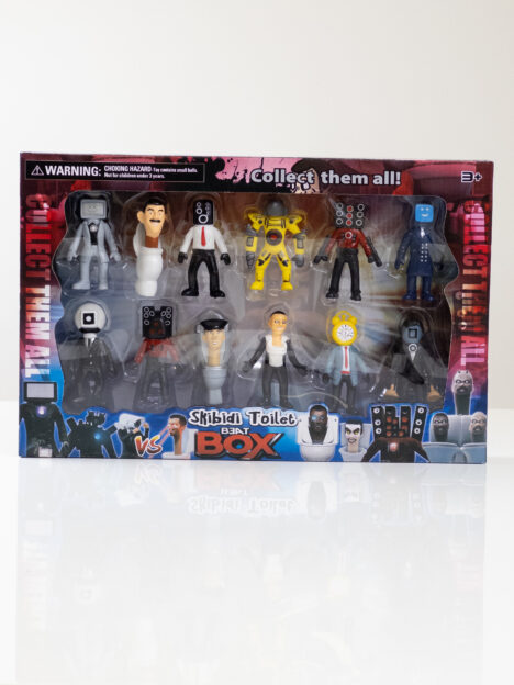 Skibidi rotaļlietu figūriņu komplekts