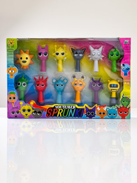 SPRUNKI figūriņu komplekts, 12 gabali