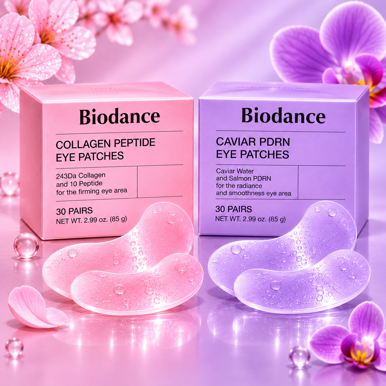 Biodance acu zonas kopšanas spilventiņi, 30 pāri - Image 1