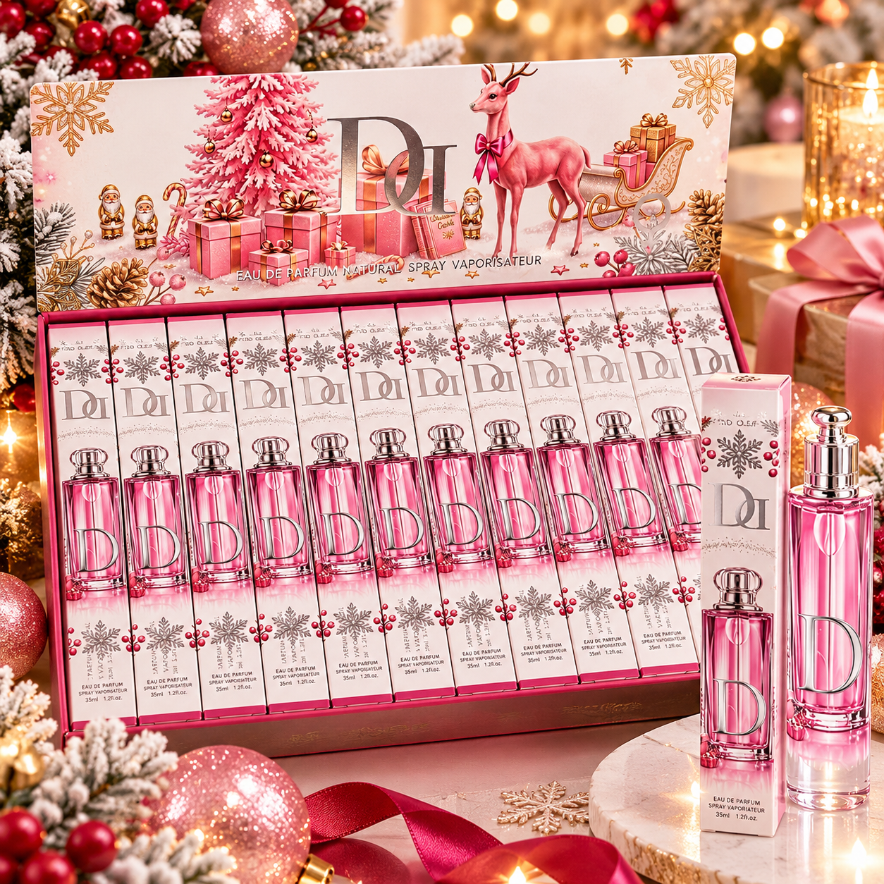 Find Queen sieviešu smaržūdens elegantā Ziemassvētku noformējumā – 35 ml - Image 1