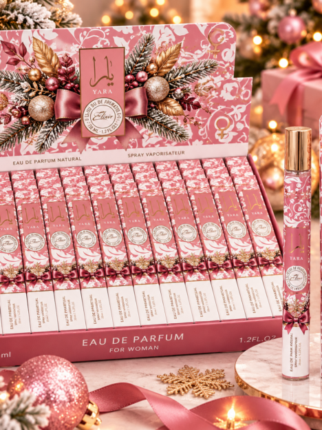 Yara Elixir sieviešu smaržūdens elegantā Ziemassvētku noformējumā – 35 ml